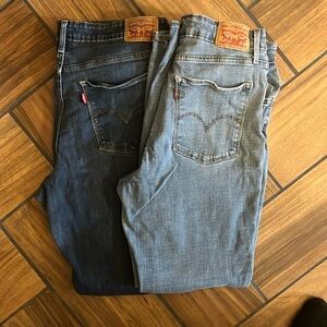 Levi skinny jeans